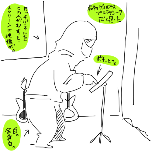 スルホロバスと呼ばれる人その1(イラスト提供: イオさん)